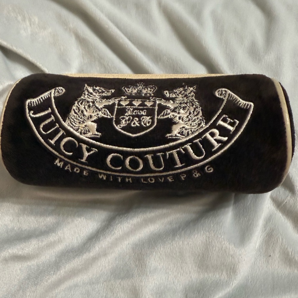Juicy Couture Black and White Cosmetic Bag